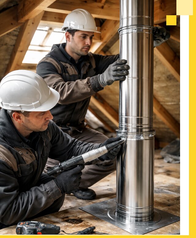 Монтаж дымоходов для каминов в Похвистневе с гарантией качества
