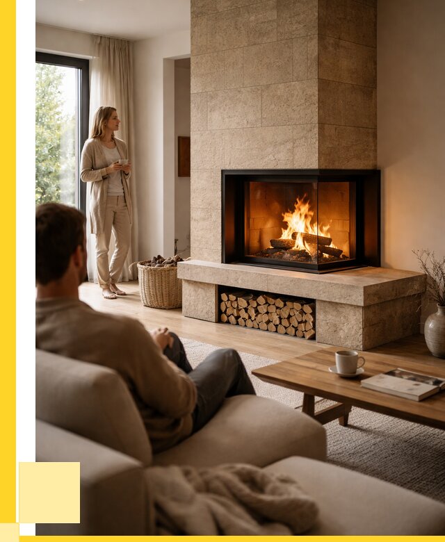 Угловые камины из кирпича установка в Похвистневе от 153780 р. ЭриданПхв