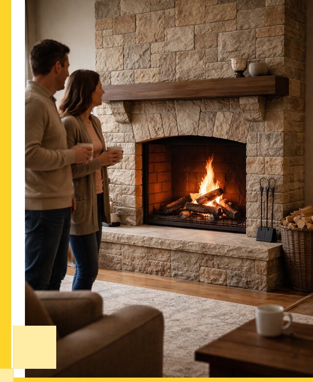 Каменные камины на заказ в Похвистневе от 184536 р. | ЭриданПхв