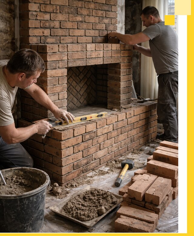 Изготовление и установка кирпичных каминов в Похвистневе