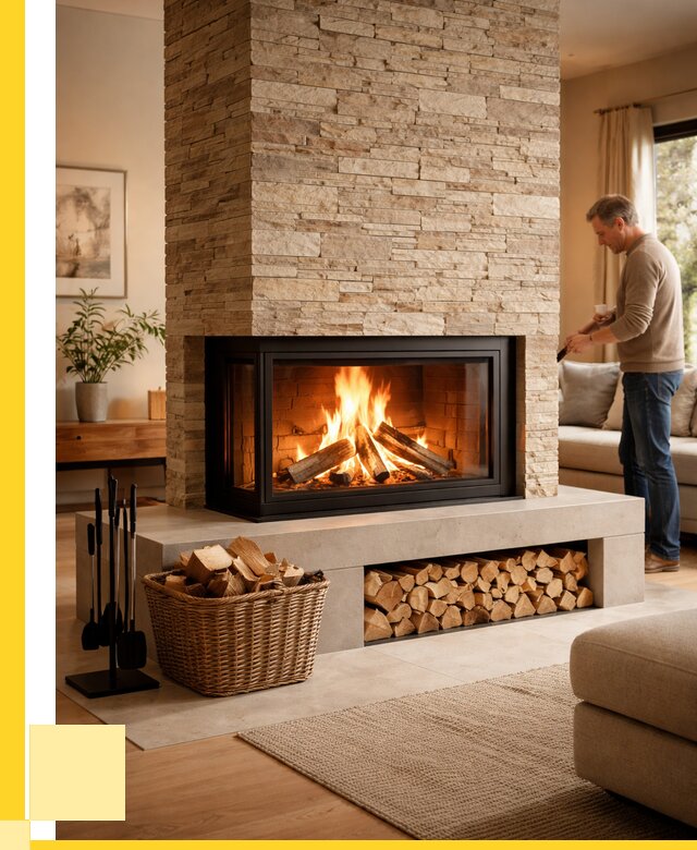 Дровяной камин под ключ в Похвистневе от 205040 р. | ЭриданПхв