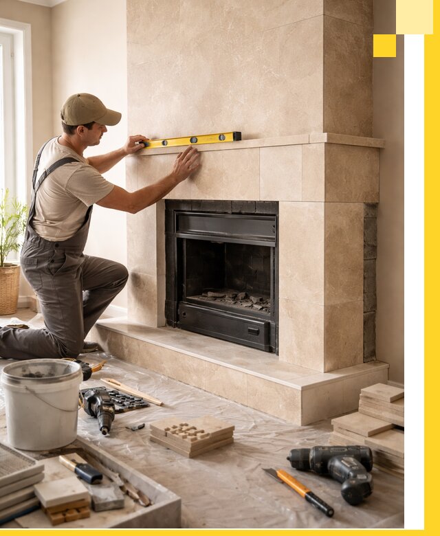 Установка и монтаж каминов в частном доме под ключ в Похвистневе