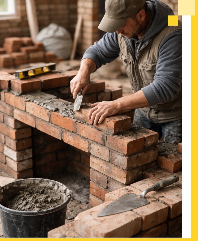 Кладка каминов под ключ в Похвистневе профессиональная отделка и монтаж