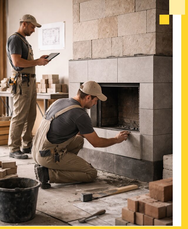 Индивидуальные проекты каминов и каминных систем в Похвистневе