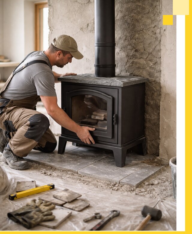 Профессиональный монтаж печей и каминов в Похвистневе под ключ