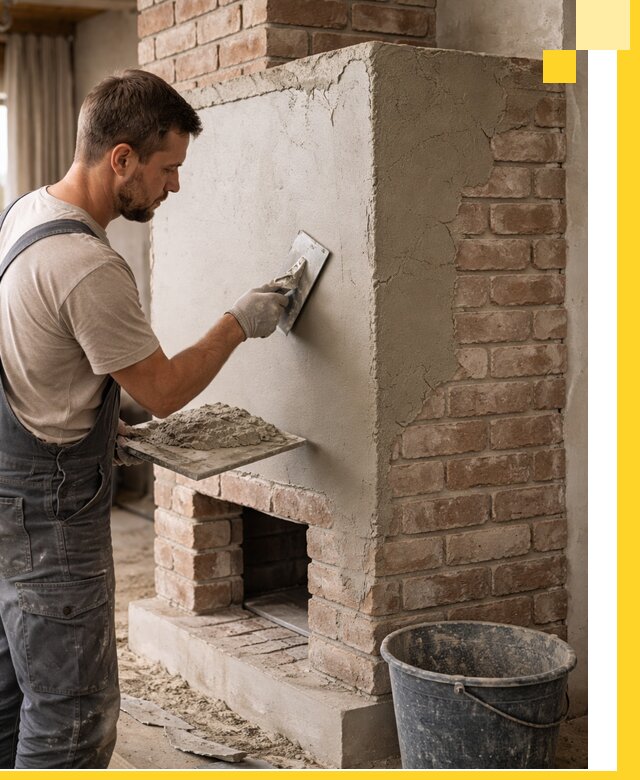 Отделка печей и облицовка каминов в Похвистневе под ключ