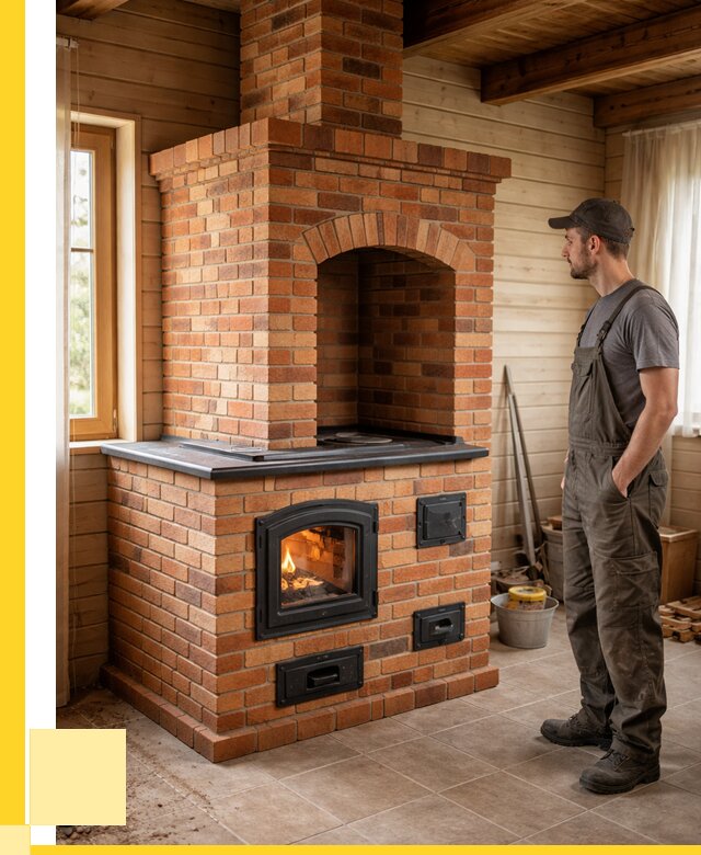 Кирпичные печи в Похвистневе: купить от 153780 р. | ЭриданПхв