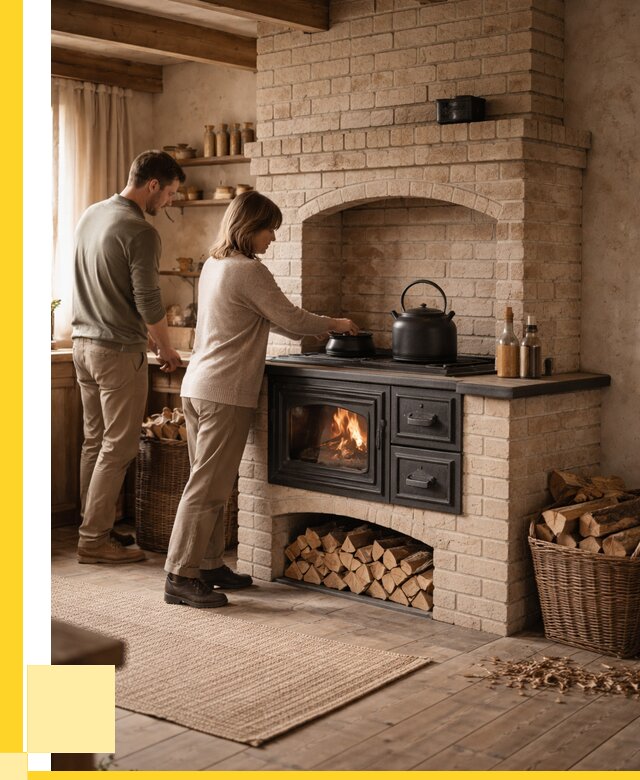 Печи с плитой в Похвистневе от 46134 р. | ЭриданПхв — кирпичная печь