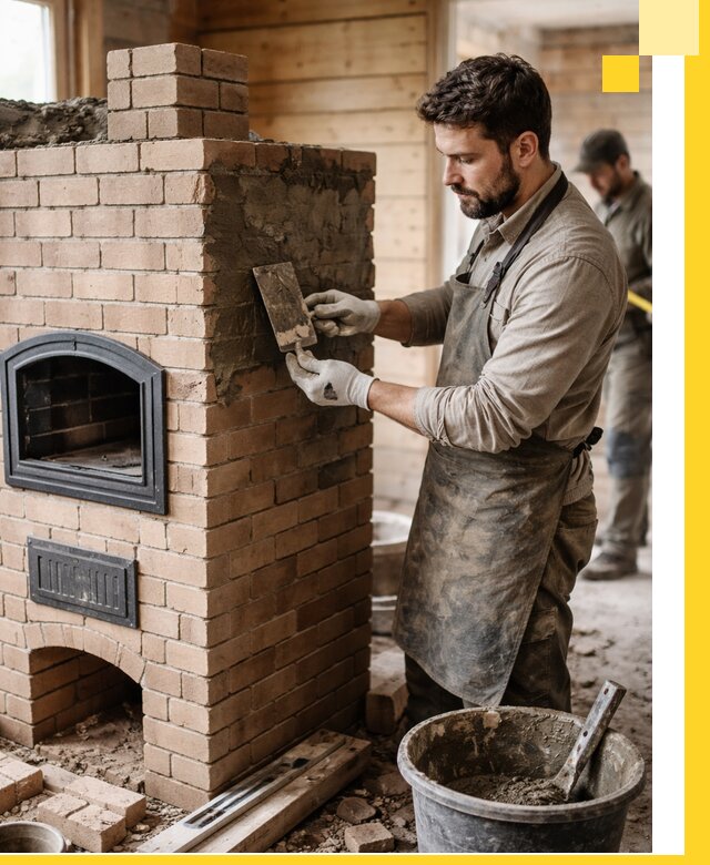 Изготовление и установка печей-шведок под ключ в Похвистневе