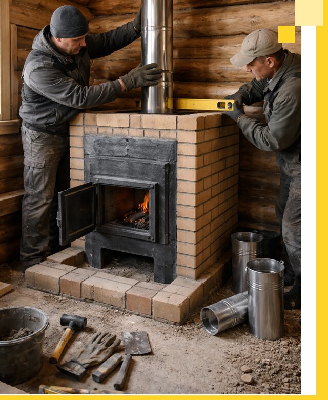 Проектирование, изготовление и установка банных печей в Похвистневе