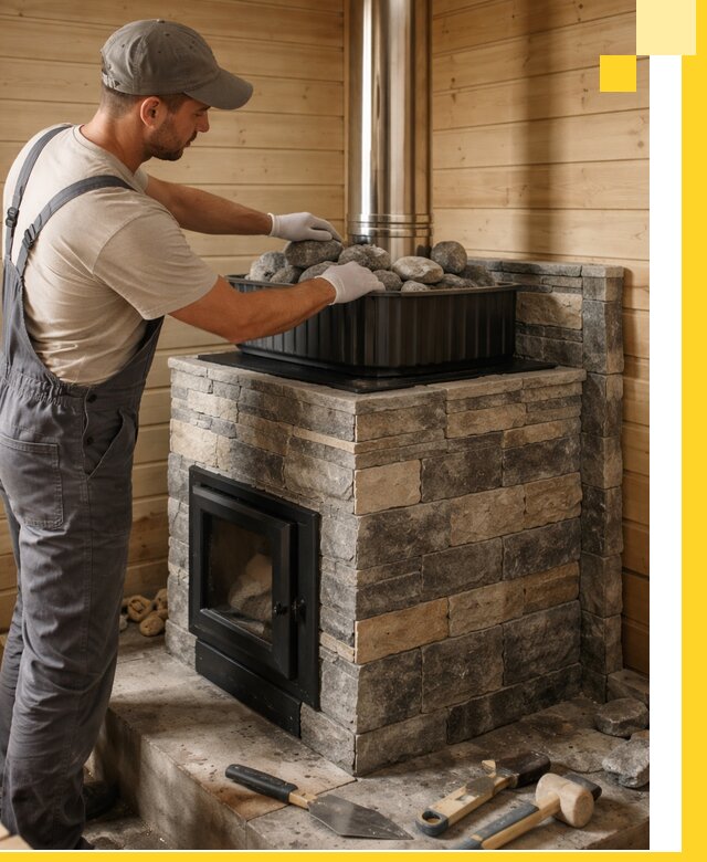 Печи для парной в Похвистневе, производство, монтаж и обслуживание