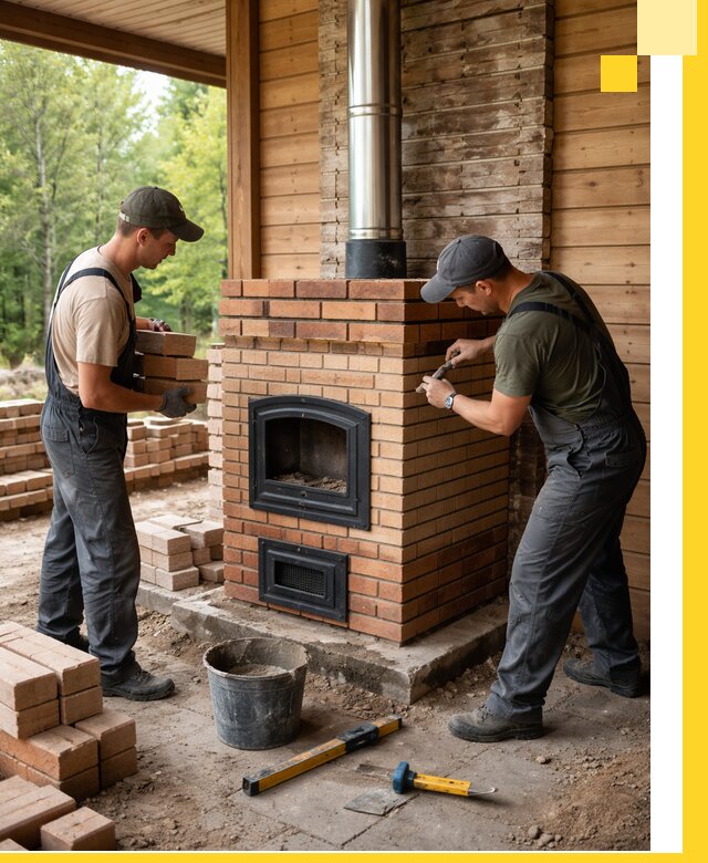 Производство и установка дачных печей под ключ в Похвистневе