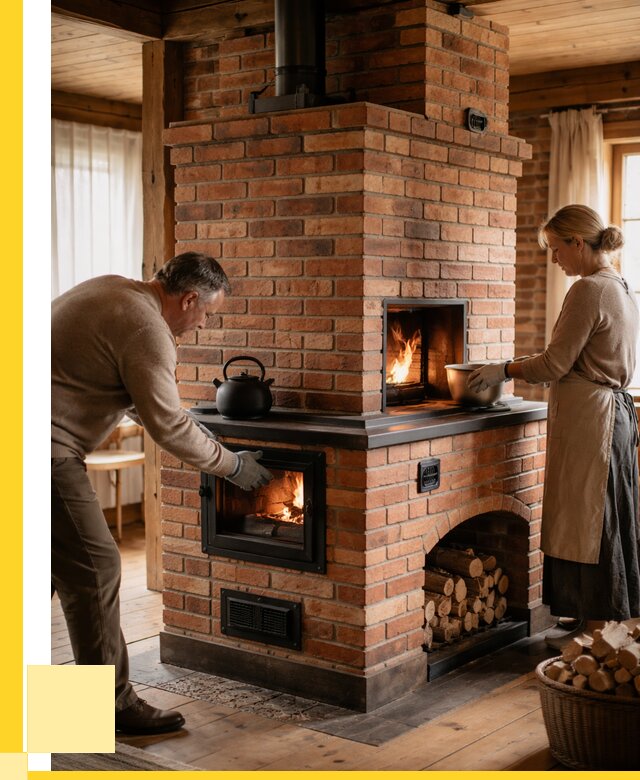 Печи для загородного дома под ключ в Похвистневе от 82016 р. | ЭриданПхв