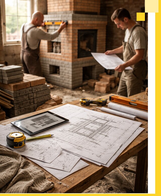 Проекты печей и каминов с индивидуальным дизайном в Похвистневе