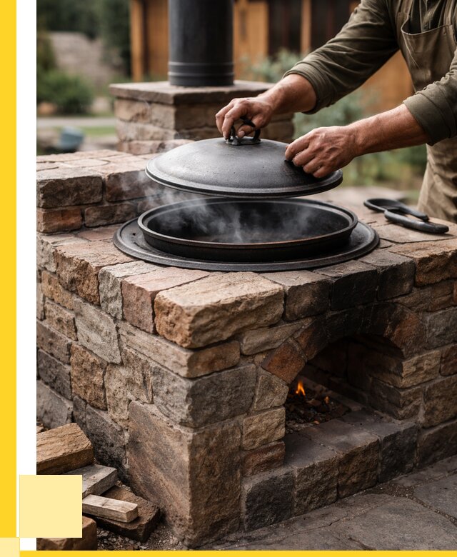 Печи для казана в Похвистневе по цене от 18454 р. | ЭриданПхв