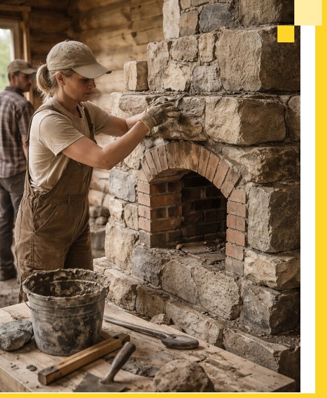 Каменные печи на заказ и монтаж в Похвистневе, долговечные решения