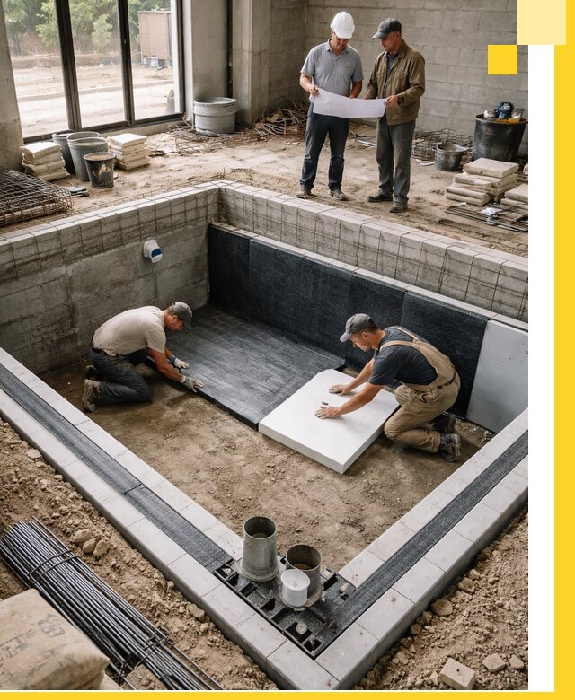 Проекты частных и общественных бассейнов под ключ в Похвистневе