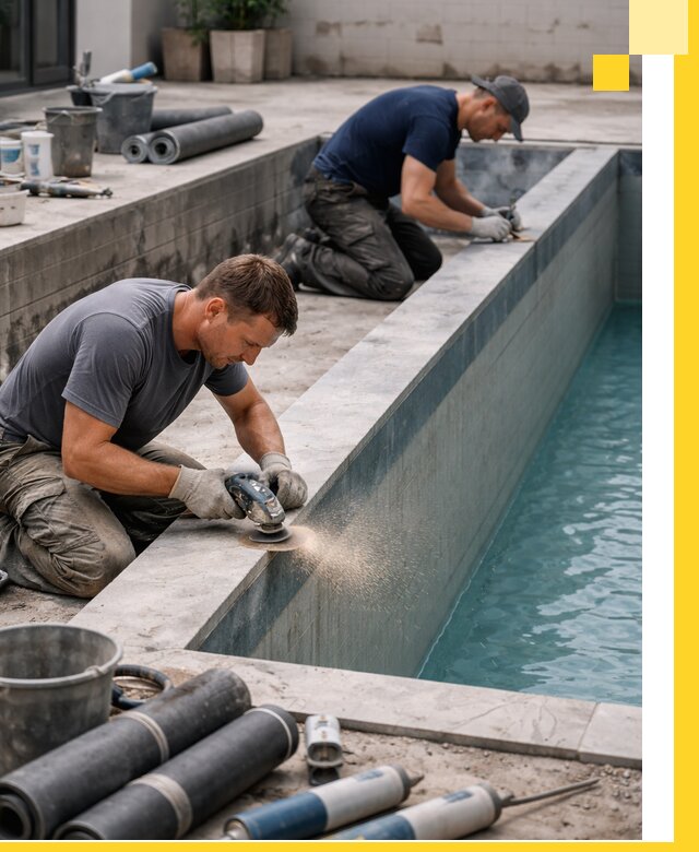 Профессиональный ремонт бассейнов под ключ в Похвистневе