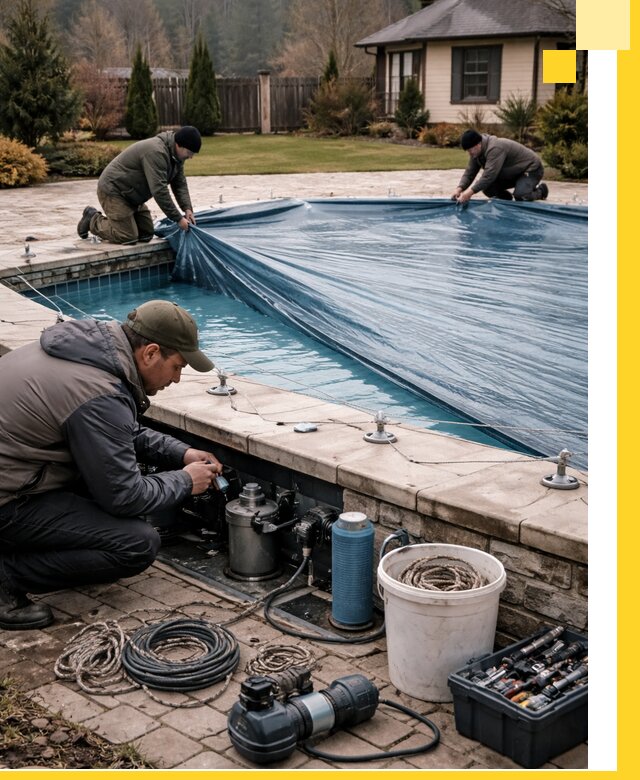 Консервация бассейнов в Похвистневе: подготовка к длительному хранению