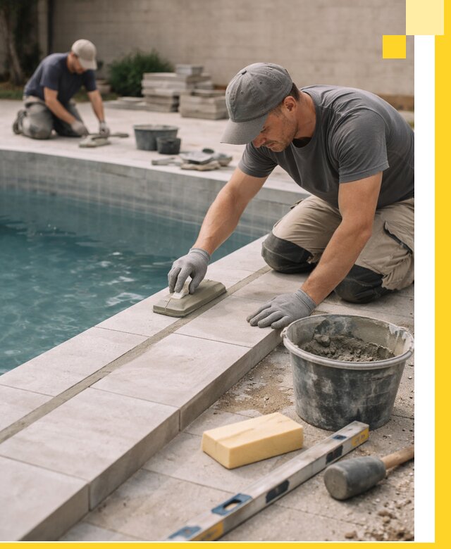 Отделка бассейнов в Похвистневе: декоративная отделка и гидроизоляция