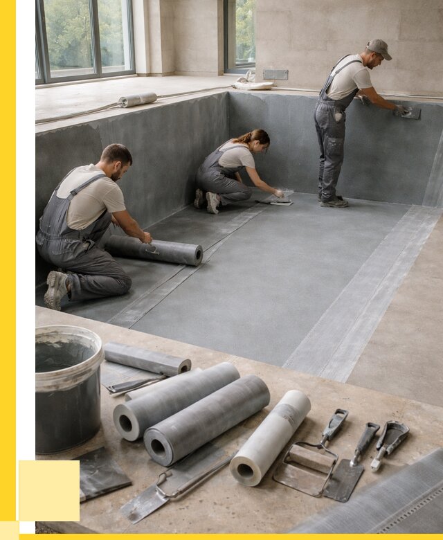 Гидроизоляция бассейнов в Похвистневе от 2050 р., ЭриданПхв