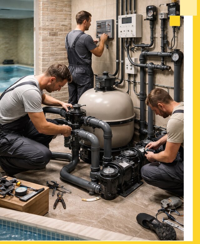 Комплексное оборудование для бассейнов под ключ в Похвистневе