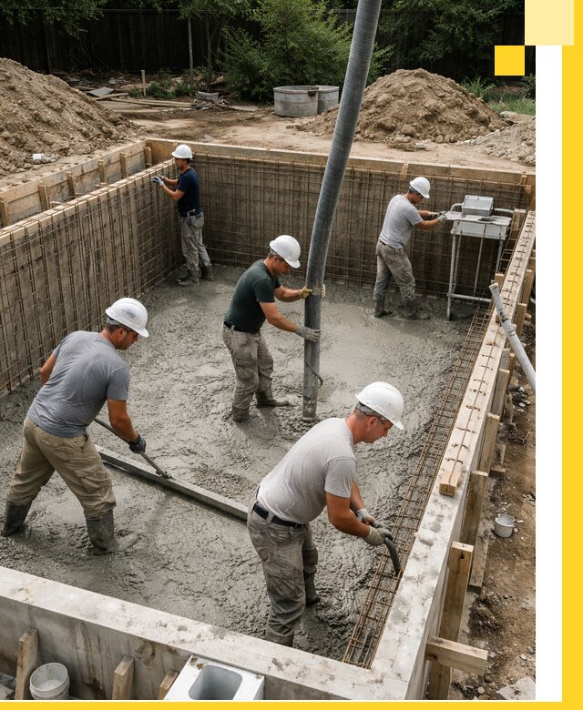 Строительство бетонных бассейнов под ключ в Похвистневе