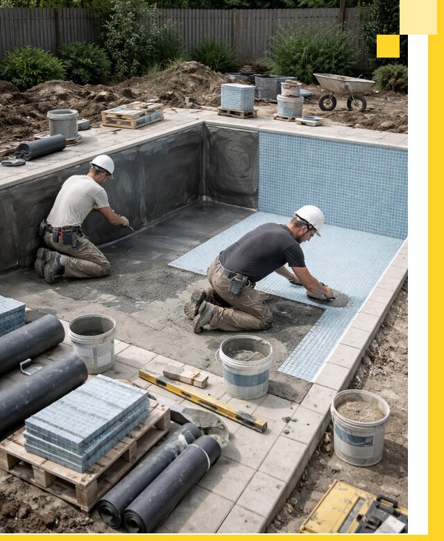 Проектирование и строительство стационарных бассейнов в Похвистневе