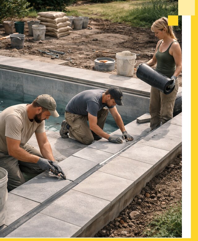 Строительство и монтаж уличных бассейнов под ключ в Похвистневе