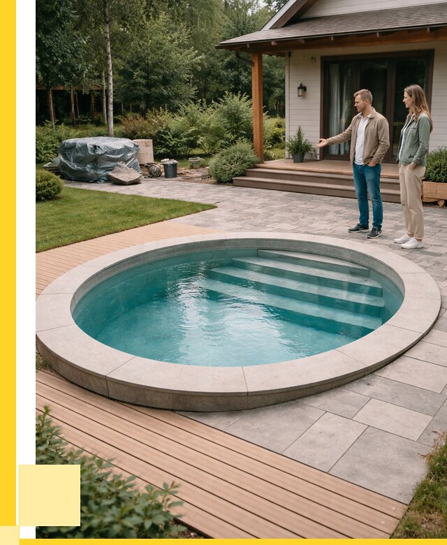 Бассейн на даче под ключ в Похвистневе от 205040 р., ЭриданПхв