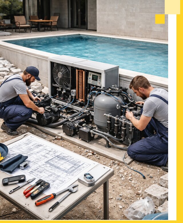 Проектирование и монтаж бассейнов с подогревом в Похвистневе