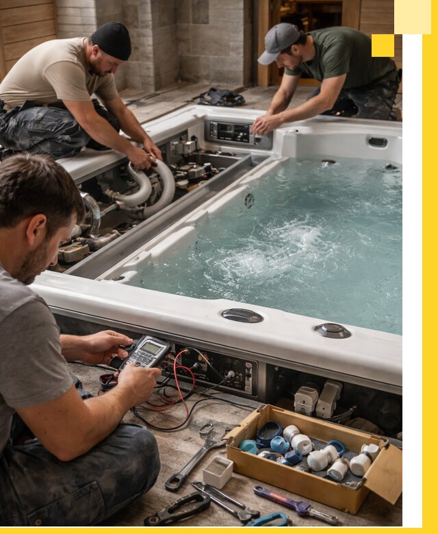 Гидромассажные бассейны под ключ в Похвистневе, дизайн и монтаж