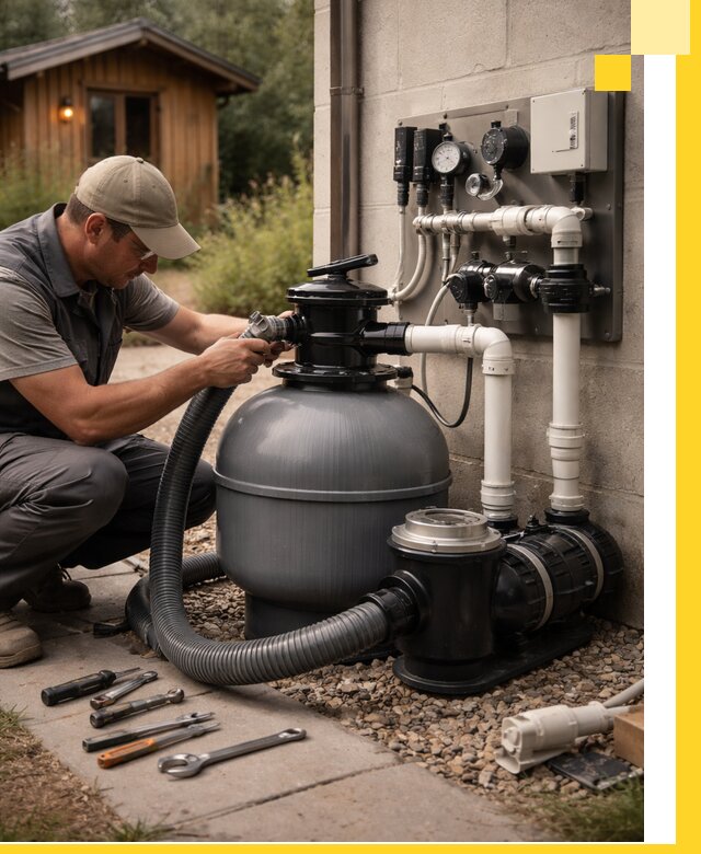 Продажа и монтаж фильтров и насосов для бассейнов в Похвистневе