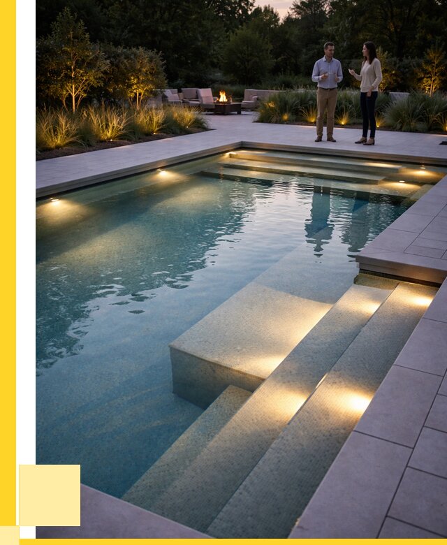 Освещение бассейнов в Похвистневе под ключ от 25630 р. | ЭриданПхв