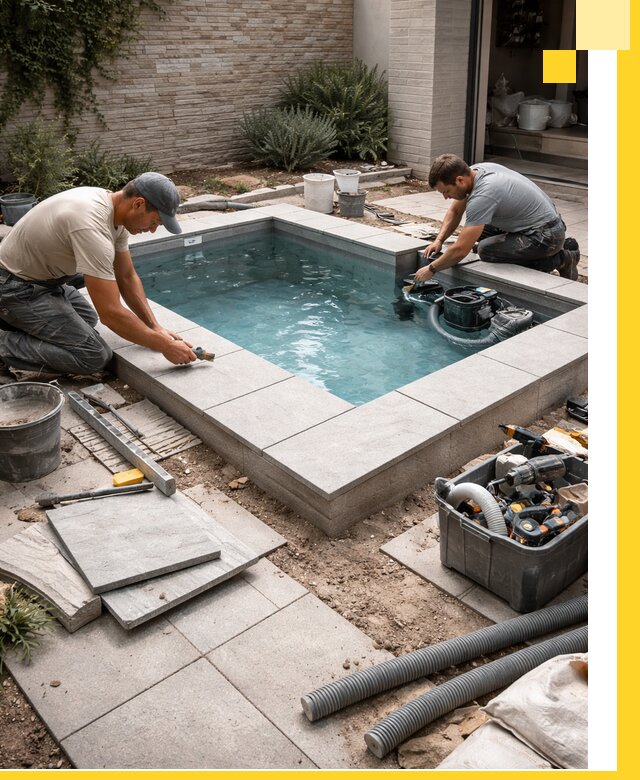 Мини бассейны под ключ в Похвистневе, дизайн и установка