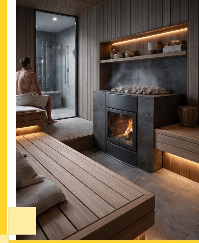 Проект сауны в частном доме в Похвистневе от 35882 р. | ЭриданПхв