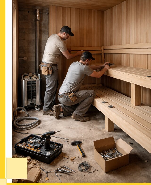 Монтаж саун под ключ в Похвистневе от 123024 р. | ЭриданПхв