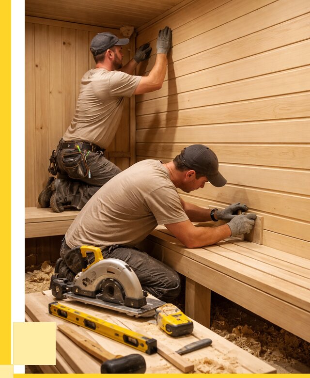 Обшивка саун вагонкой в Похвистневе от 2563 р. | ЭриданПхв