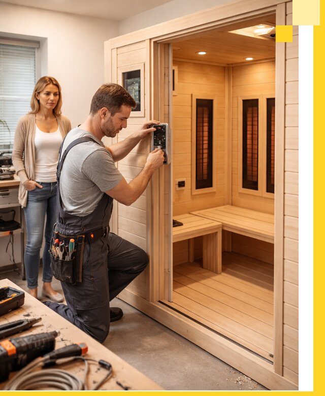 Инфракрасные сауны под ключ в Похвистневе продажа и установка