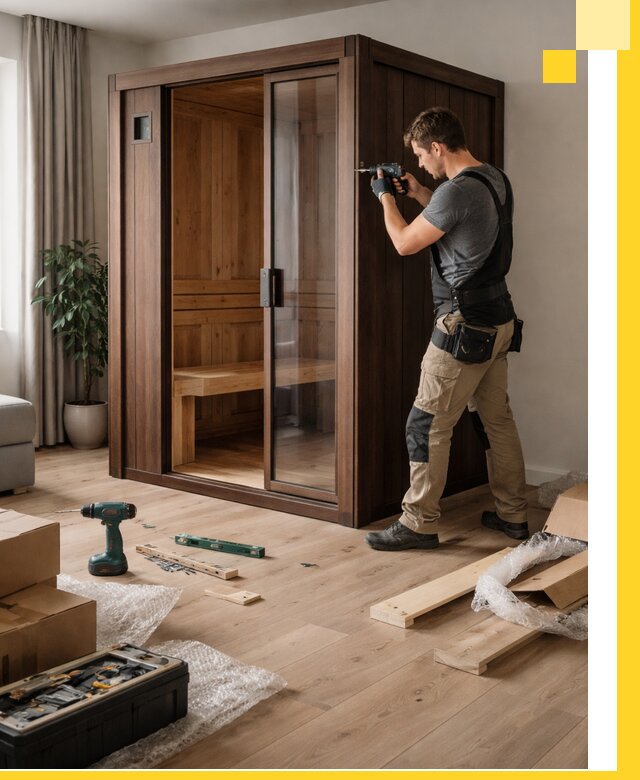 Установка и производство мини саун под ключ в Похвистневе