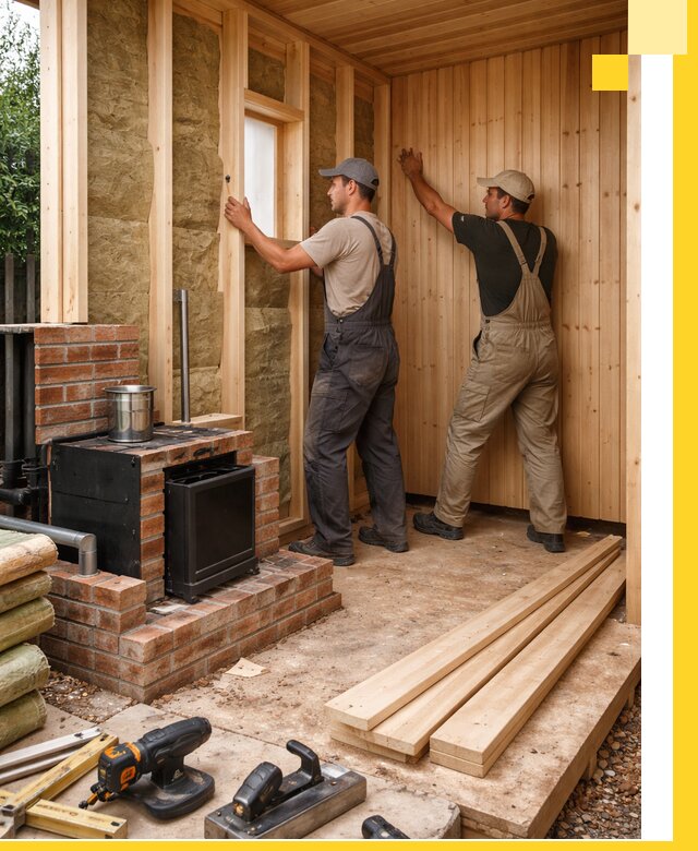 Строительство и установка дачных саун под ключ в Похвистневе