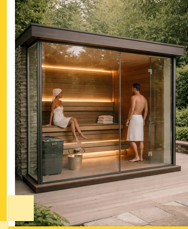 Сауна стеклянная и двери для сауны в Похвистневе от 256300 р. | ЭриданПхв