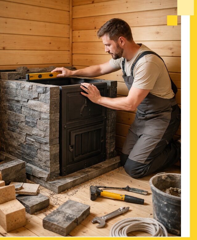 Производство и установка печей для саун под ключ в Похвистневе