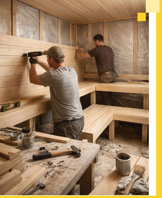 Профессиональная отделка бань и саун под ключ в Похвистневе