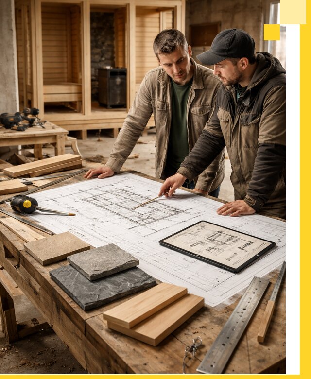 Проекты бань под ключ и планы строительства в Похвистневе