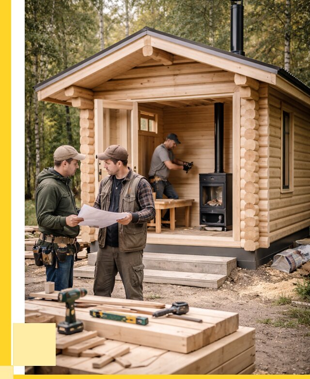 Монтаж бань под ключ в Похвистневе — от 205040 р. | ЭриданПхв