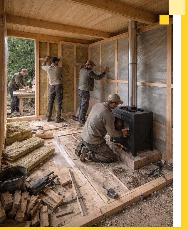 Профессиональный монтаж бань под ключ в Похвистневе для дома