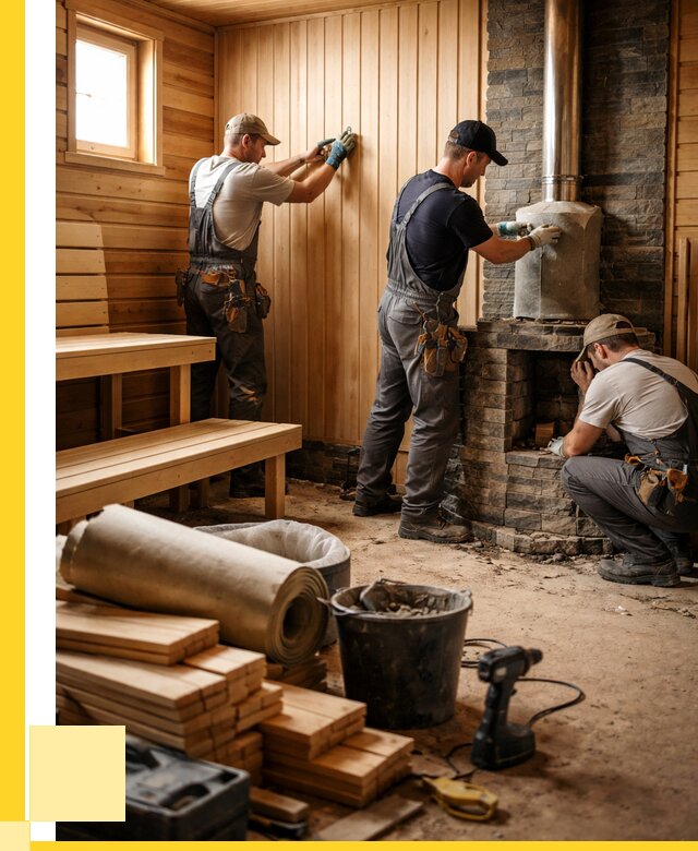 Ремонт бань под ключ в Похвистневе от 46134 р. | ЭриданПхв