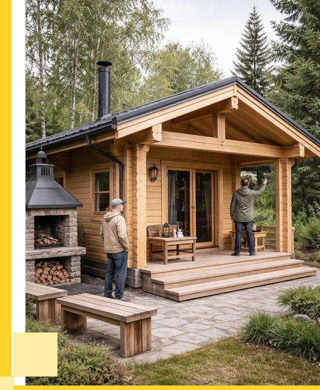 Деревянные бани под ключ в Похвистневе от 461340 р. | ЭриданПхв