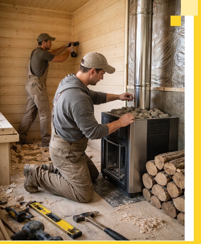 Строительство деревянных бань под ключ в Похвистневе проекты и монтаж